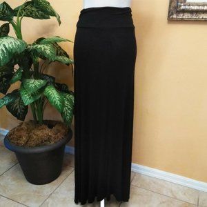 Love Culture Black Maxi Skirt